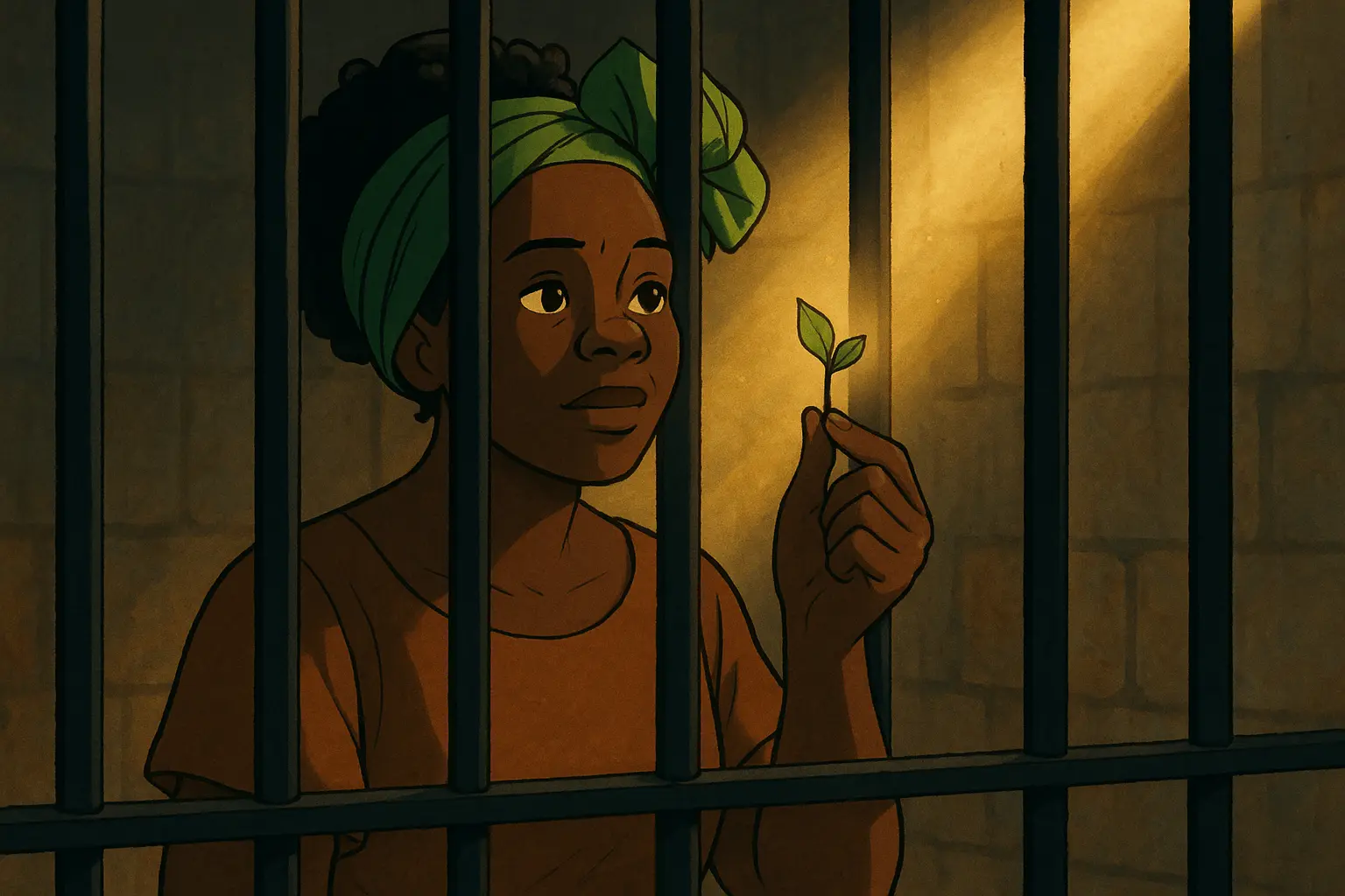 Wangari in jail