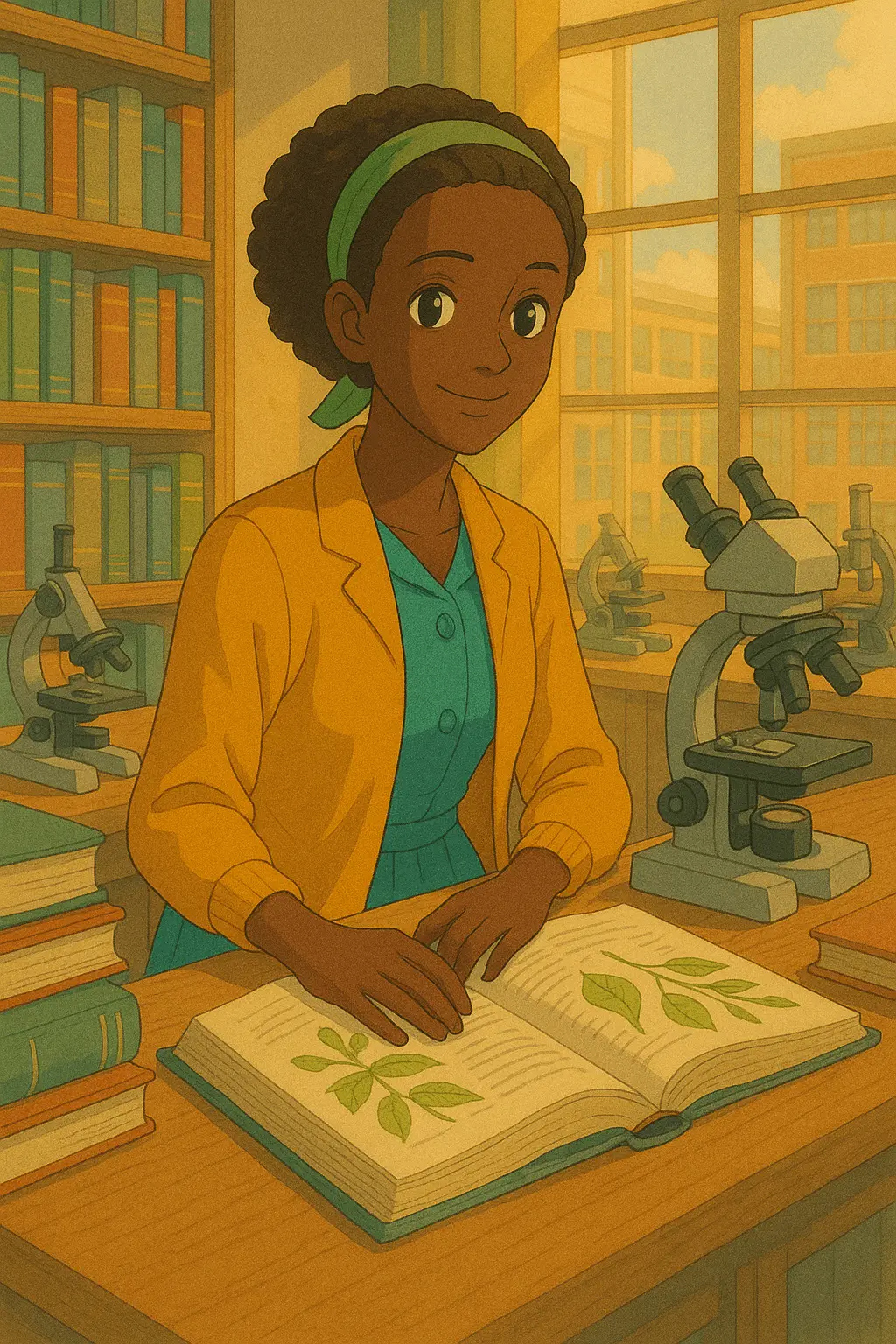 Wangari studying in USA